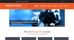 Desktop Screenshot of kingsoftcanada.com